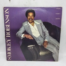 Smokey Robinson Where There's Smoke LP Vinyl Tamla Soul 1970s T7-366R1