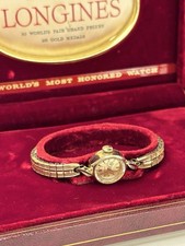 Orologio manuale LONGINES 10K Gold Filled *+BOX* donna vintage anni '60