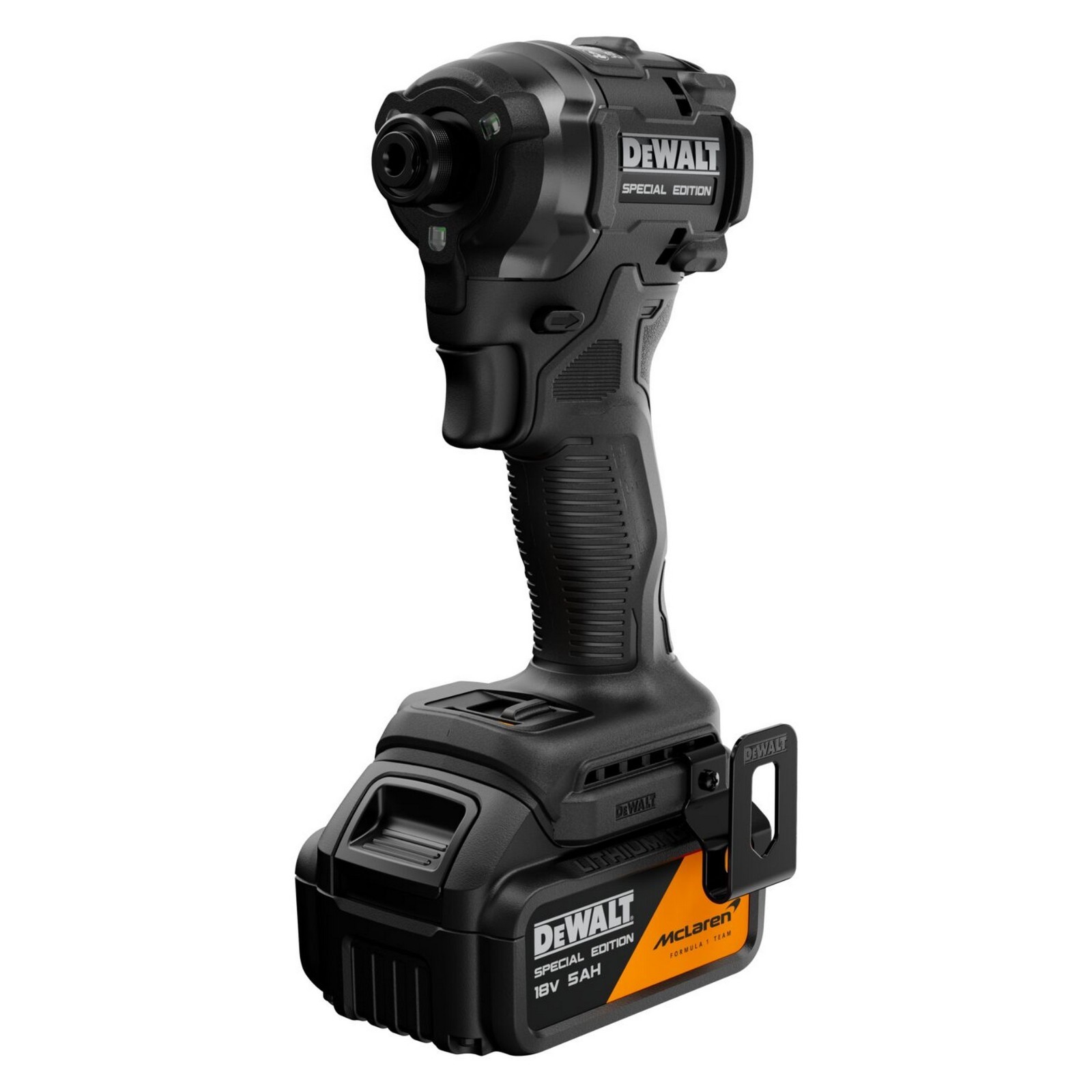 DeWalt McLaren Edition 18V Impact Driver 2 x 5.0Ah Batteries DCF86MP2T - Image 3