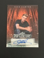 NICK CARTER 2025 LEAF POP CENTURY BASE AUTO SHIMMER 1/1 BACKSTREET BOYS