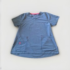 Carhartt Force Women's Scrub Top Size XL Gray Medical Occupational