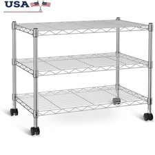 Adjustable Heavy Duty Alloy Steel Storage Rack Garage Office Shelf New