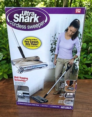Ultra Shark Cordless Sweeper # UV615 Rechargeable - Swivel Head - New in Box NIB