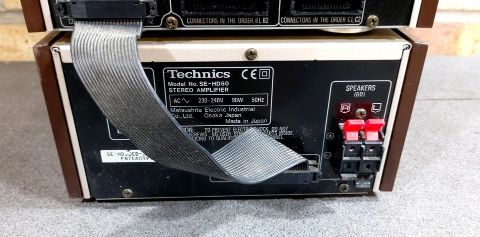 TECHNICS SE-HD50 Amplifier, ST-HD50 Tuner & RS-HD70 Cassette Deck ...