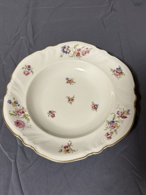 Rosenthal Kronach Viktoria Lisbeth-Gold 9.75  Rim Soup Bowl Germany Floral#3