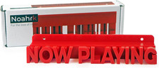 Now Playing Record Stand - Wall Mount Vinyl LP Display, Spinning Record Holder 