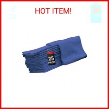 Nabob Wipers Auto Mechanic Shop Towels 25 Pack Bulk Shop Rags 100 Cotton Size 1