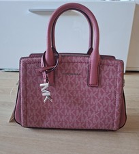 Michael Kors Laila Small Henkeltasche Rosa Leder Logo, Reißverschluss, Träger