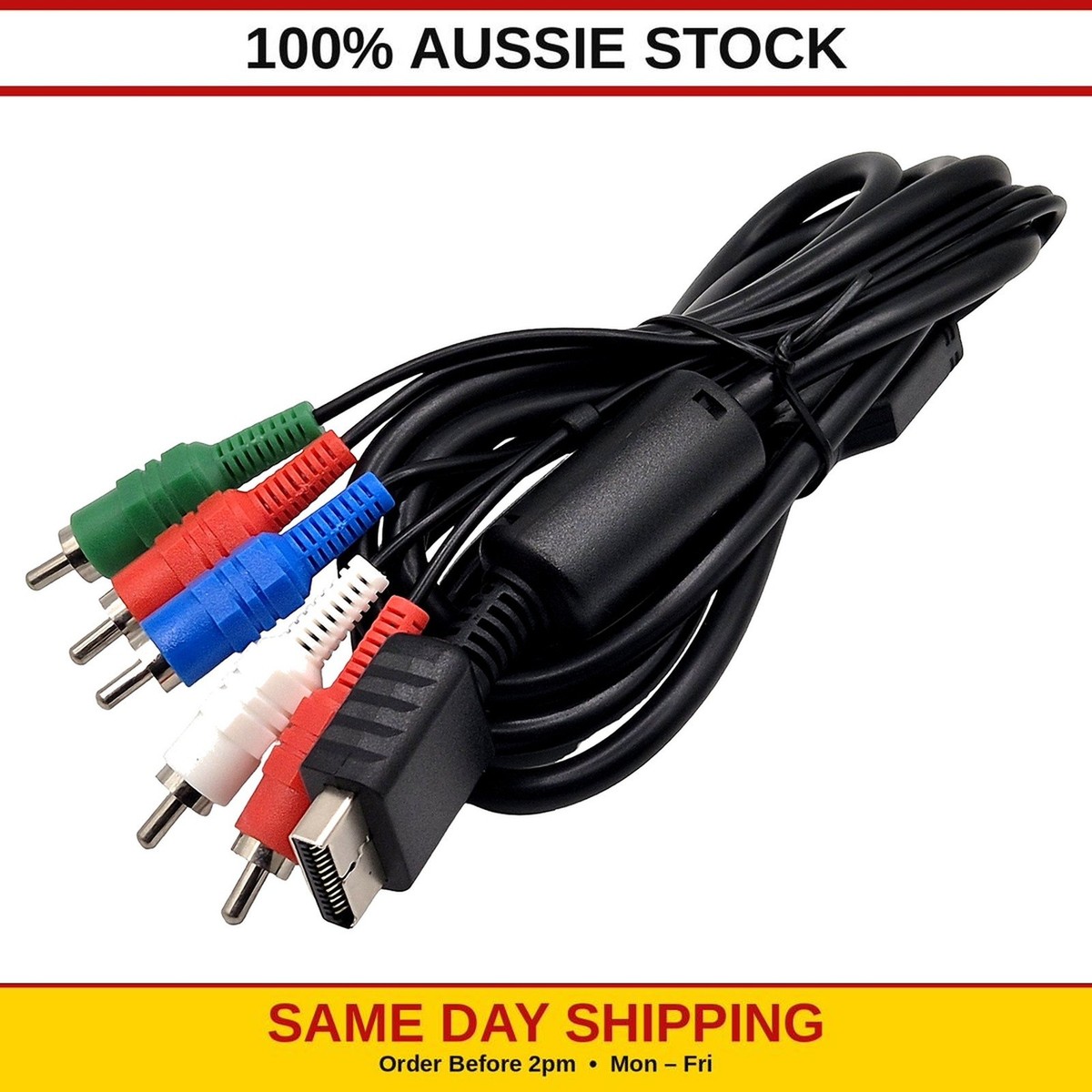 Câble AV RCA Pour PlayStation PS1 PS2 PS3 – Câble De Remplacement Vidéo Composite