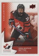 2020 Team Canada Juniors Women's WC Exclusives 75/250 Ann-Sophie Bettez #68 01g1
