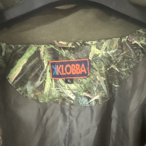Klobba Mens Camou Bamboo Camouflage Tactical Outwear Full Zip Jacket XL (SN) - Picture 12 of 24