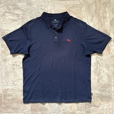 Tommy Bahama Men's Short Sleeve Polo Shirt Regular Fit, Blue