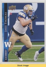2021 Upper Deck CFL Blue Jake Thomas #159 READ 0a7