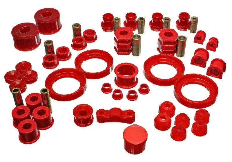 Energy Suspension 99-00 Honda Civic Si Red Hyper-Flex Master Bushing Set 16.1810 - Image 2 of 4