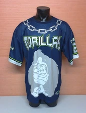 Gorillas Crossfit Beast Mode #25 DRASH Blue Short Sleeve Jersey Shirt Size 2XL