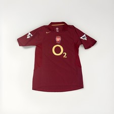 Nike Arsenal 2005 2006 Henry # 14 Highbury Farewell Home Jersey Shirt L Large