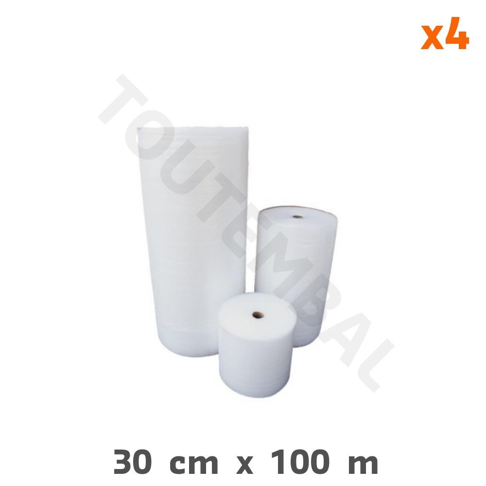 Film bulle 30 cm plastique emballage protection lot 4