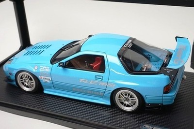 1/18 Ignition Model Mazda RX-7 FC3S RE Amemiya Light Blue IG1519