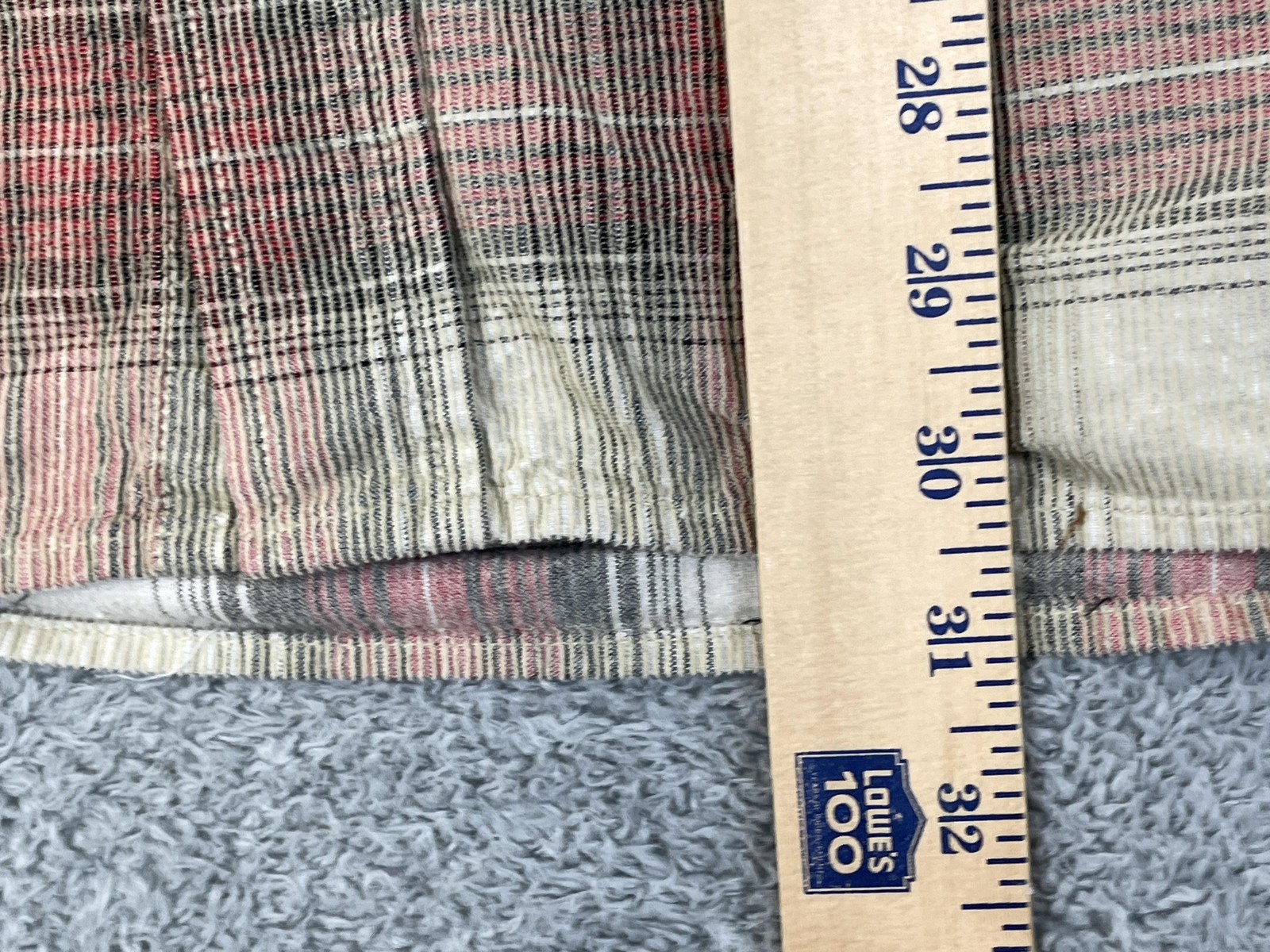 Basic Options Shirt Mens Large Plaid Corduroy LS … - image 8