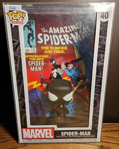 Funko Pop Marvel Comic Covers Amazing Spider-Man #252 With Protector