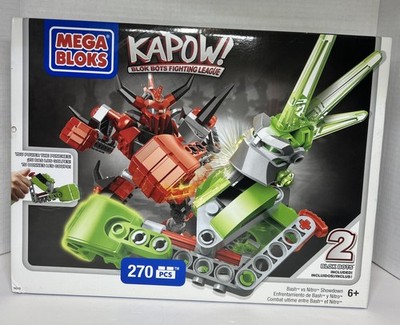 Mega Bloks Kapow! Fighting Bots- Bash Vs Nitro Showdown -NEW  *SHIPS NOW*