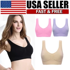Sleep Bra Seamless Wire Free Weight Support Tank Sports Yoga Sport Bras