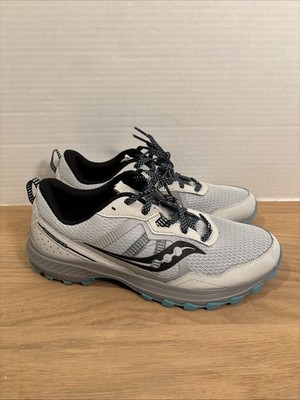 Saucony Excursion TR16 Shoes Womens 12 Wide Gray Trail Running Sneaker S10745-23