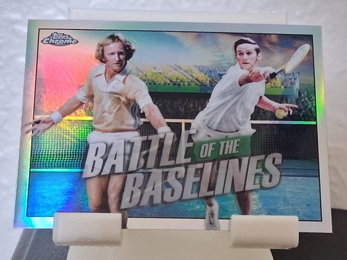 Rod Laver / Roy Emerson #BB-3 2021 Topps Chrome Battle of the Baselines card