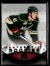 2010-11 SP Game Used Authentic Rookies Justin Falk A Rookie 076/699 Minnesota