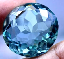 Lab Created AAA+ 51.95 Ct Blue Aquamarine Top Quality GGL Certified Gemstone   