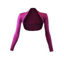 Gloop Damen Bolero Langarm Jäckchen Schulterjacke Kurz Strickjacke HochzeitParty