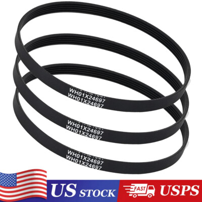Washer Belt replaces GE Hotpoint # WH01X24697 - 3 Pack