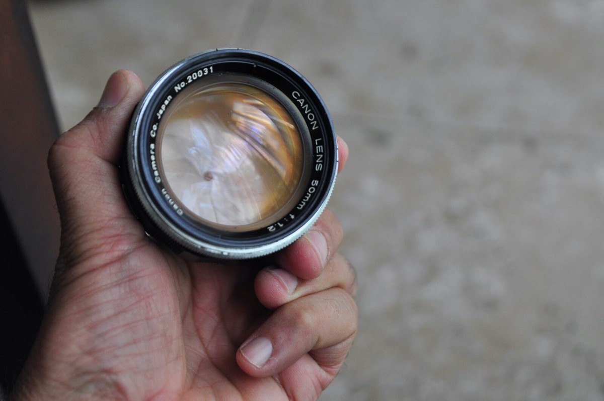 Canon 50mm F1.1.2 lens M39 mount screw mount lens | eBay