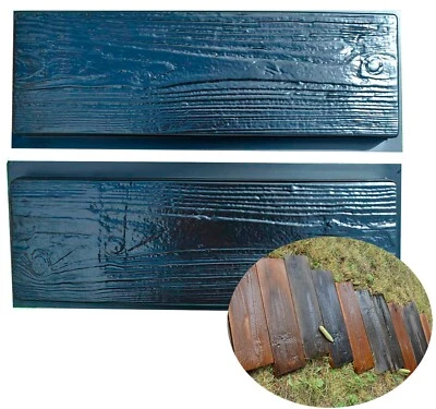 Concrete Moulds Board Old Wooden Garden Stepping Stone Path Patio set 2 pcs S05