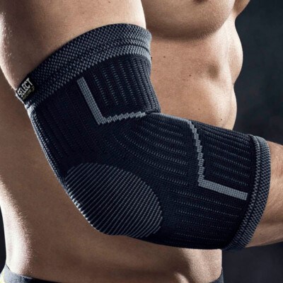 SELECT elastische Ellenbogenbandage schwarz