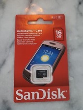 SanDisk 16GB microSD micro SD SDHC microSDHC Memory Card