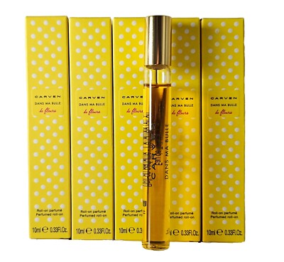 CARVEN -Dans Ma Bulle De Fleurs 50 ml Eau de Toilette Roll On Parfum 5x 10 ml
