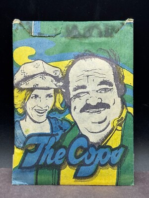 1975 Holland THE COPS Unopened Wax Pack Cards
