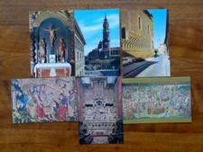 ZARAGOZA Spain Lot of 5 Postcards NEW NOS Unposted CATEDRAL Sta CRISTO de La Seo