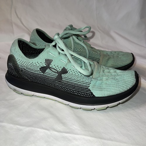 Under Armour SpeedForm Slingride Womens Size 7 Green/Black