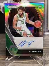 2021-22 Prizm NBA Draft Picks LJ Figueroa RC Rookie Auto #LJF Autograph Oregon 