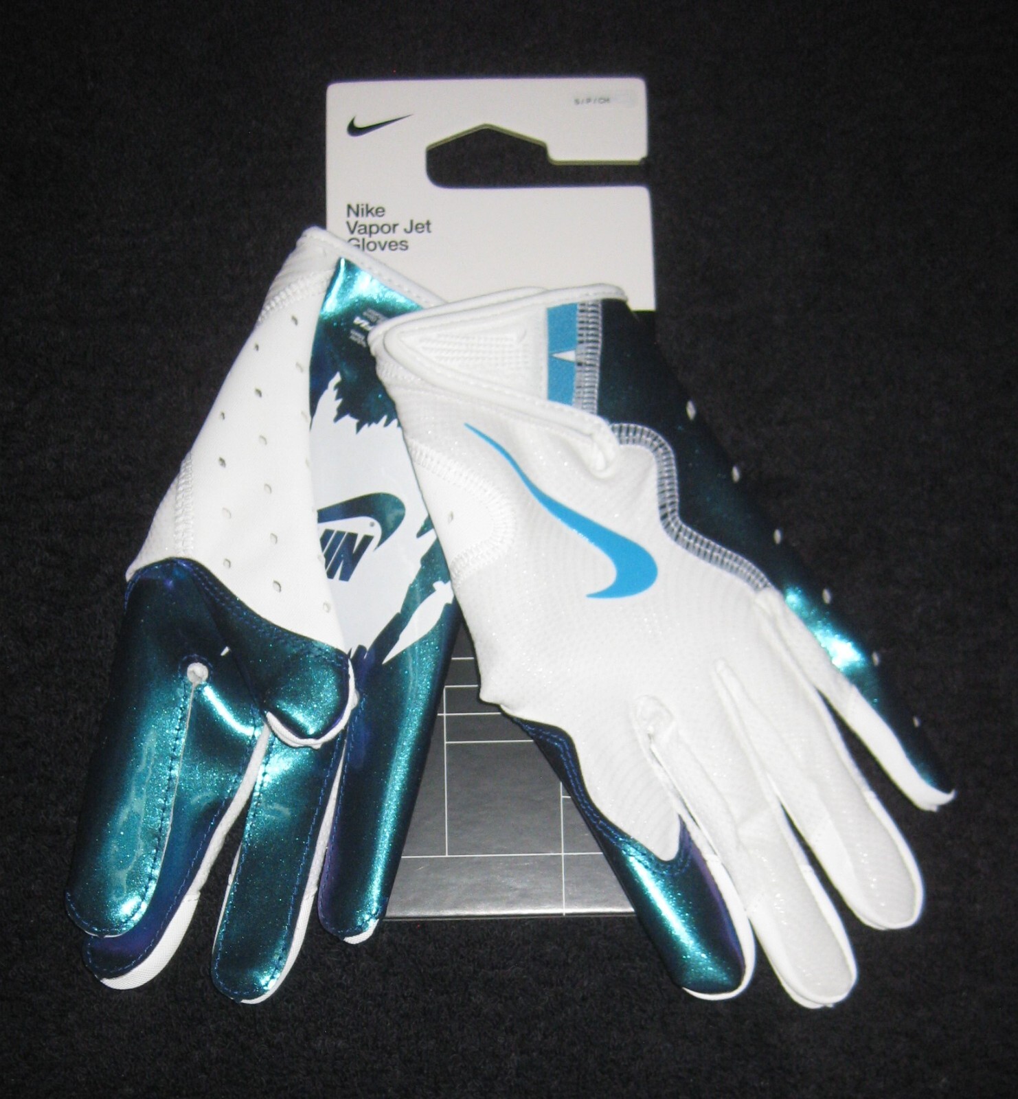 NIKE VAPOR JET 8.0 IRIDESCENT FOOTBALL GLOVES 1010840 166 SL SMALL