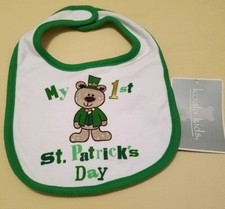Koala Kids St Patrick's Day Baby Bib NWT
