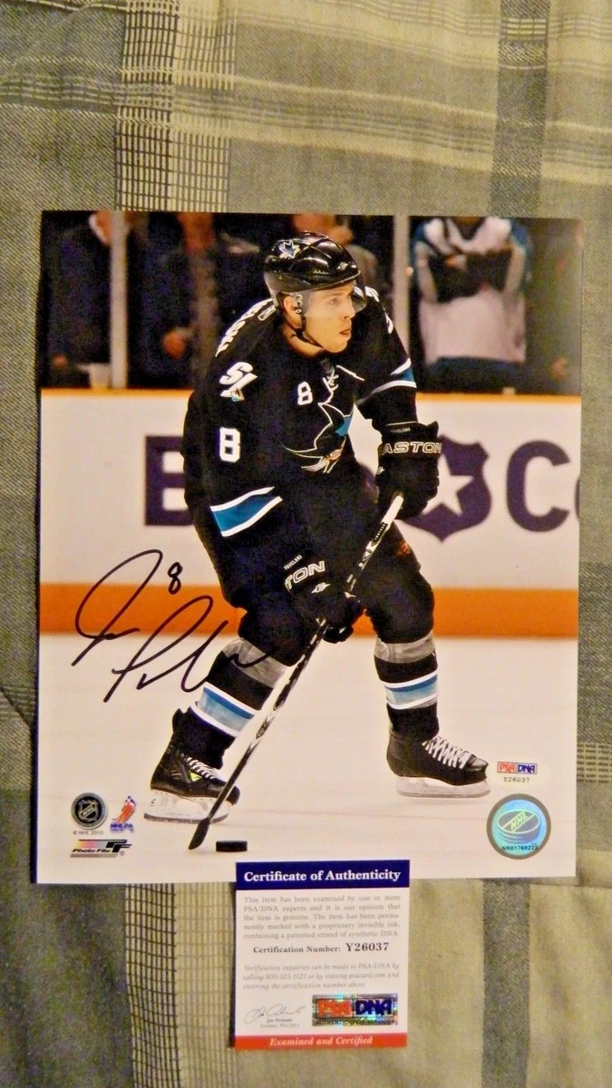 Joe Pavelski Signed Photo San Jose Sharks PSA DNA Y26037 2010