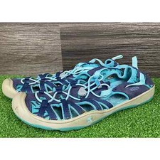 Keen Youth Moxie Sandals Teal Blue Gray Size 6 Hiking Outdoor 1016351