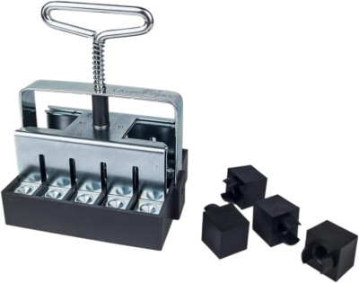 Authentic Soil Block Maker - 2-Pc Set Includes Micro 20 with Cubic Inserts, Made