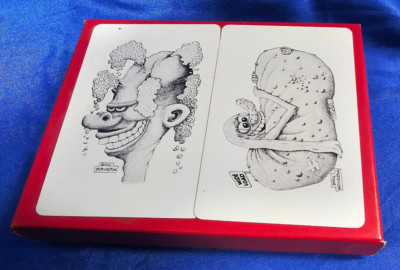 Basil Wolverton Playing Cards 2 Deck Set 1974