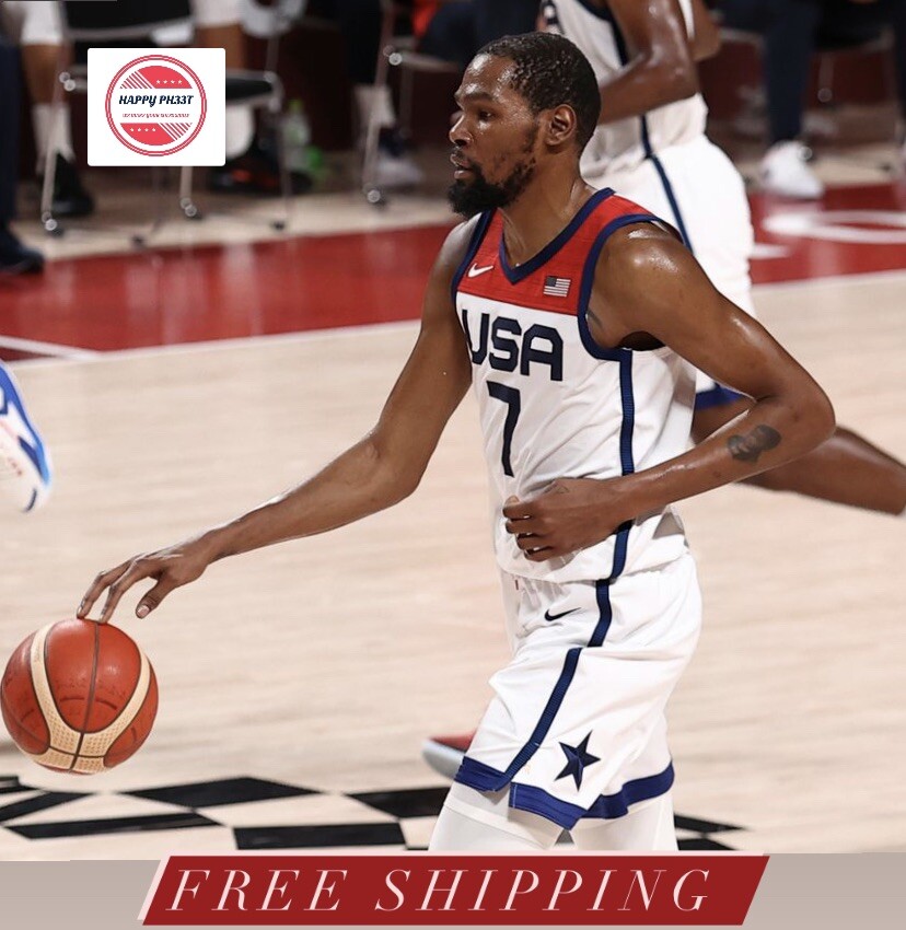 Nike 2021 Team USA Tokyo Olympics Basketball Shorts White CT6627-100 Mens  Sz 34R