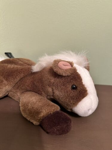 1999 VTG Fancy Zoo Brown Pat The Pony Horse Plush for Saratoga Belmont Stakes - Picture 1 of 5