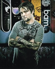 Bam Margera Jackass Skateboarder Autographed Signed 8x10 Photo COA